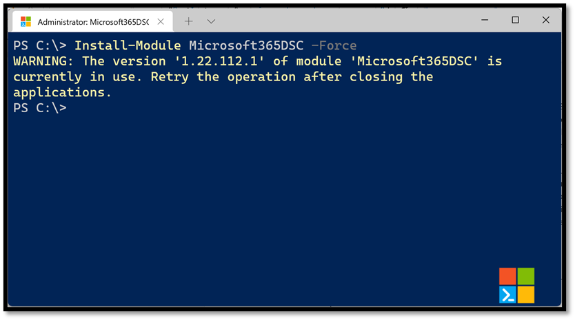Installing Microsoft365DSC